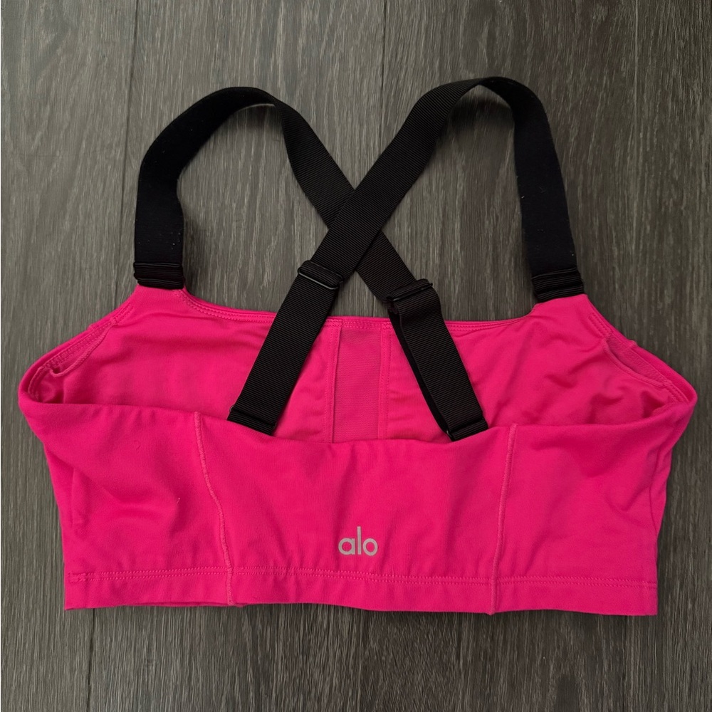 ALO Yoga Women's Vibrant Pink Crossback Camisole